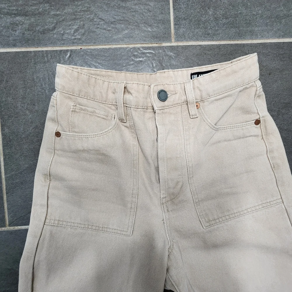 BLANKNYC Baxter High Waist Straight Crop Jeans